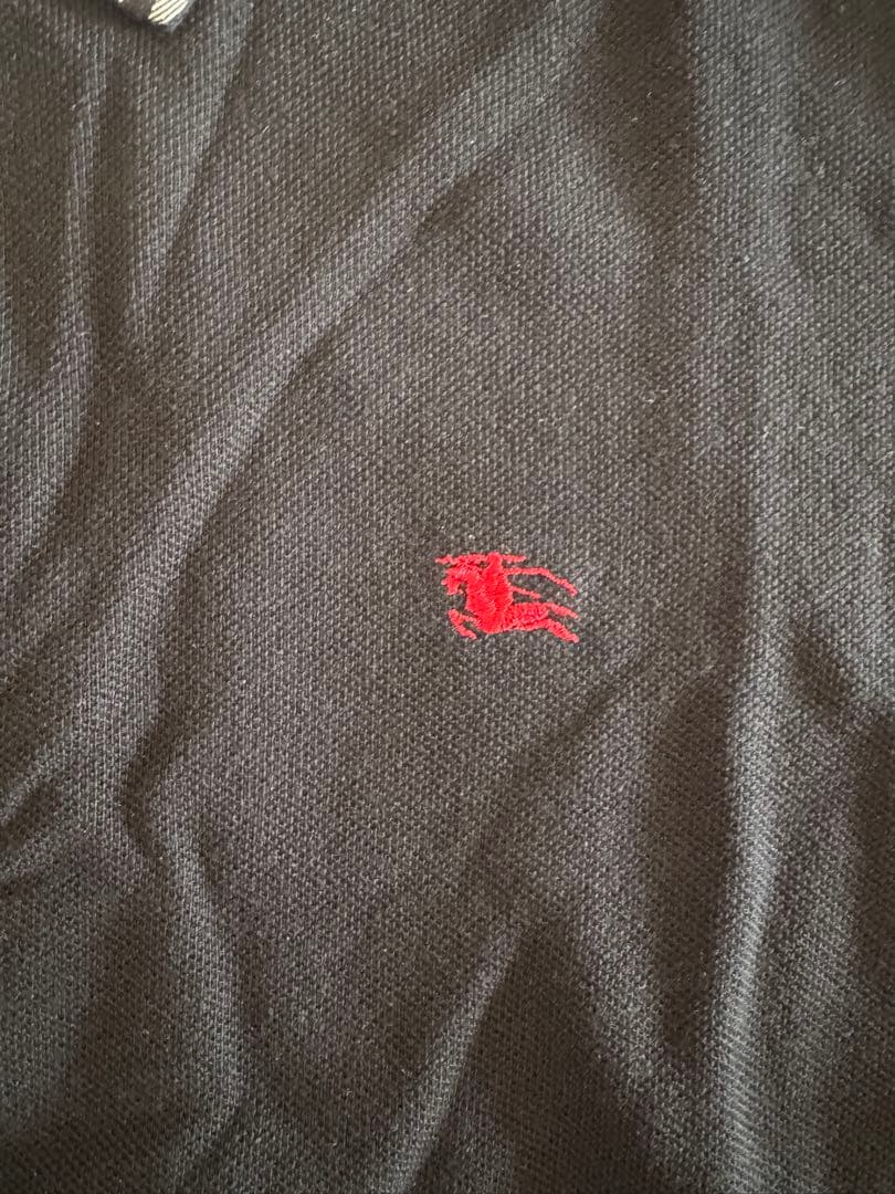 【新品】ポロシャツバーバリーBerberrys BK チェック刺繍イングランド製