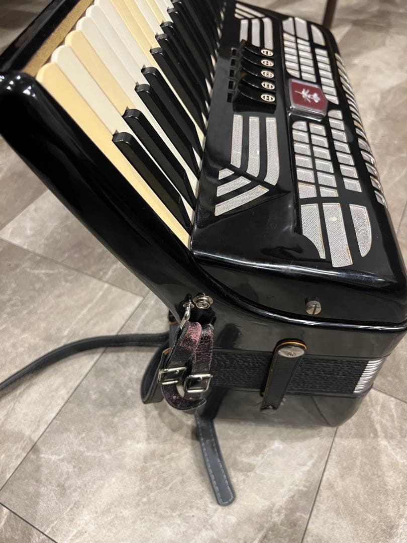 TOMBO アコーディオン 41鍵120B 黒 (訳あり)