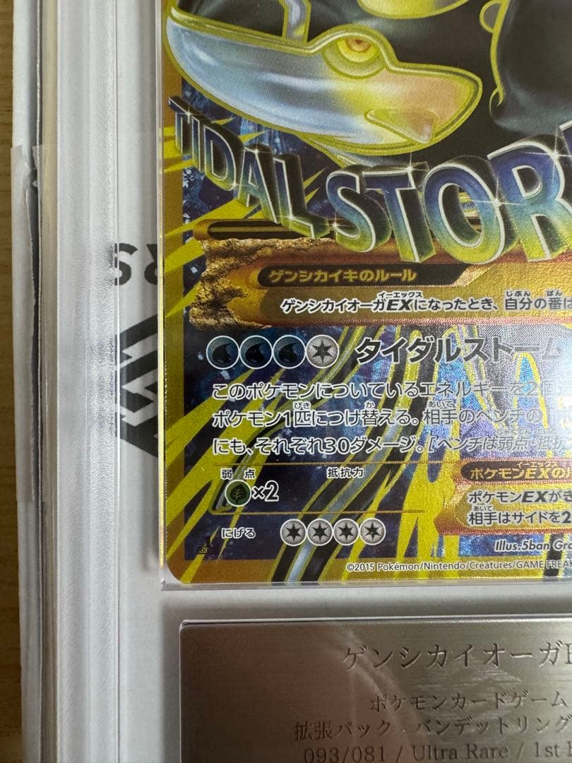 ゲンシカイオーガEX UR XY7 バンデットリング ARS9 鑑定品