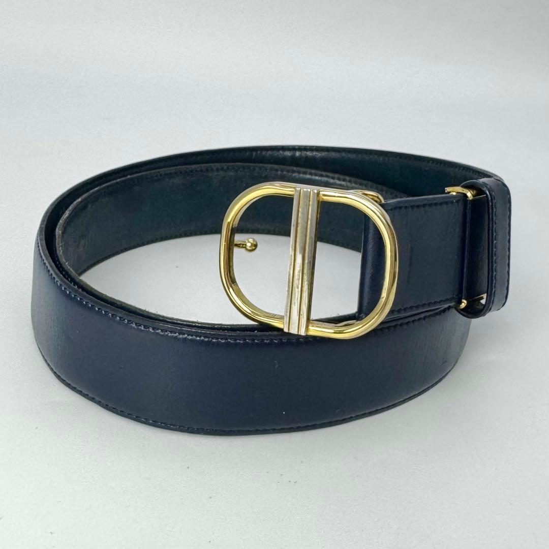 Christian Dior ディオール ヴィンテージ レザーベルト レディース