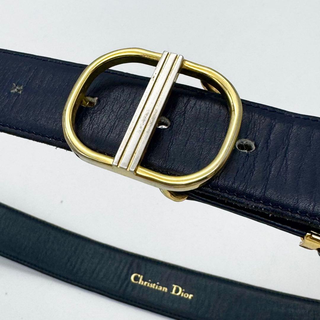 Christian Dior ディオール ヴィンテージ レザーベルト レディース