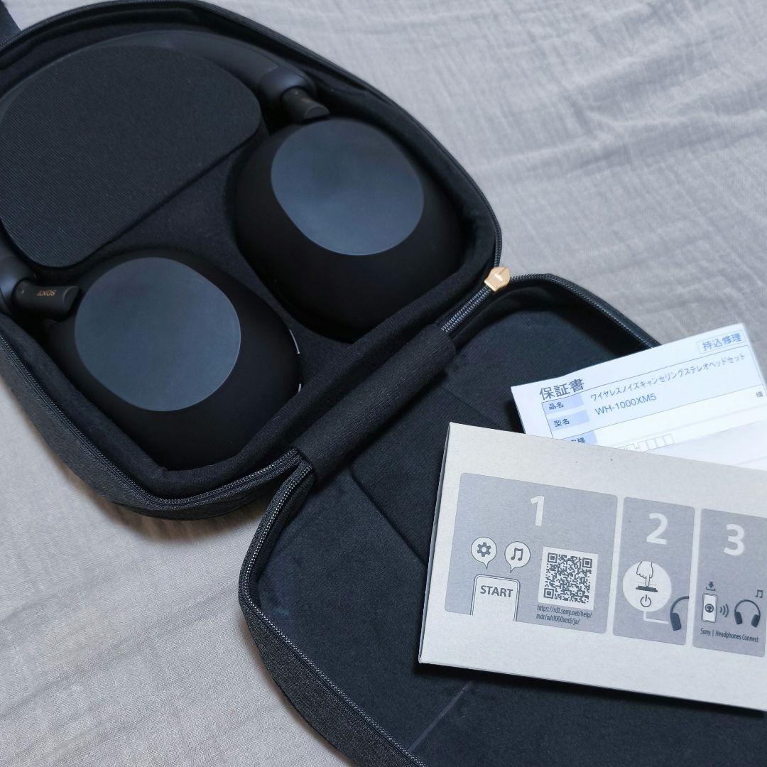ソニー WH-1000XM5 【ブラック】 ヘッドセット ワイヤレス
