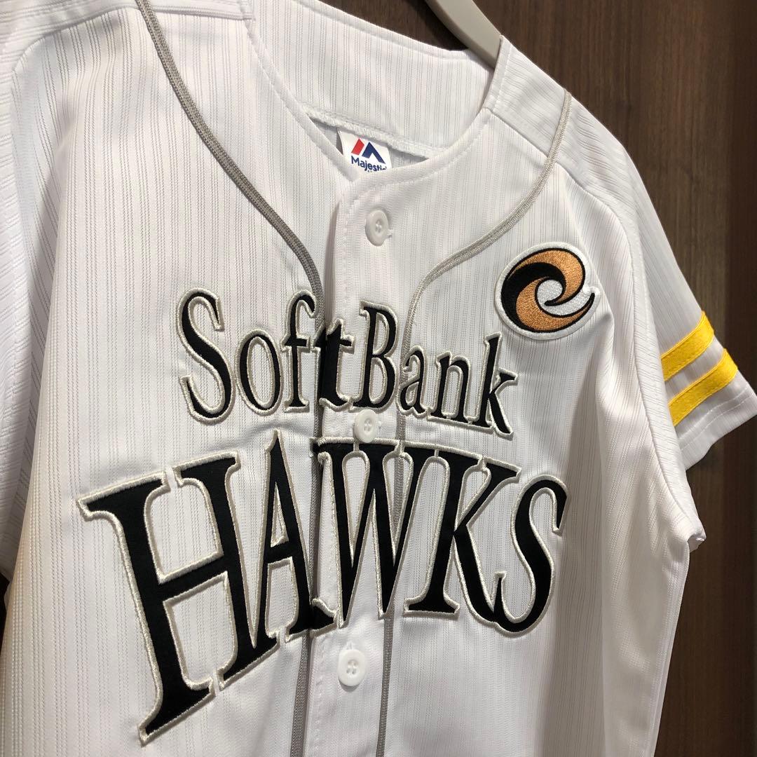 お*ち様 最終在庫処分★福岡ソフトバンクホークス★ホームユニフォーム★柳田悠岐❾