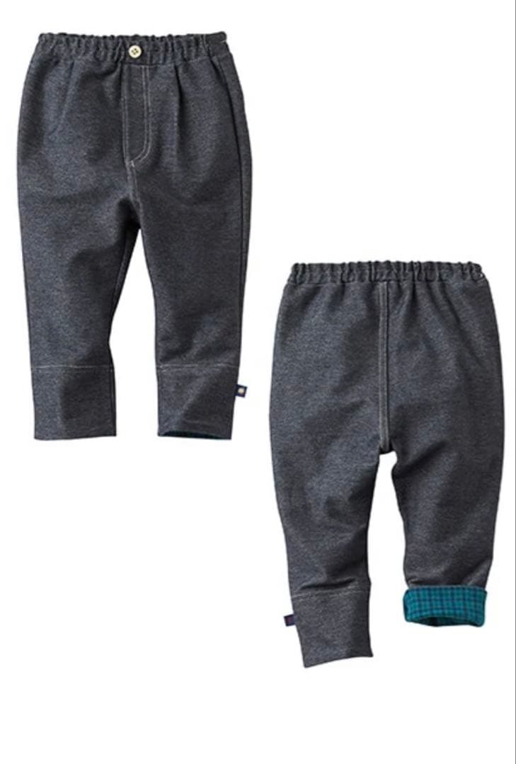 ファミリア　90cm ダークグレー パンツ 未使用