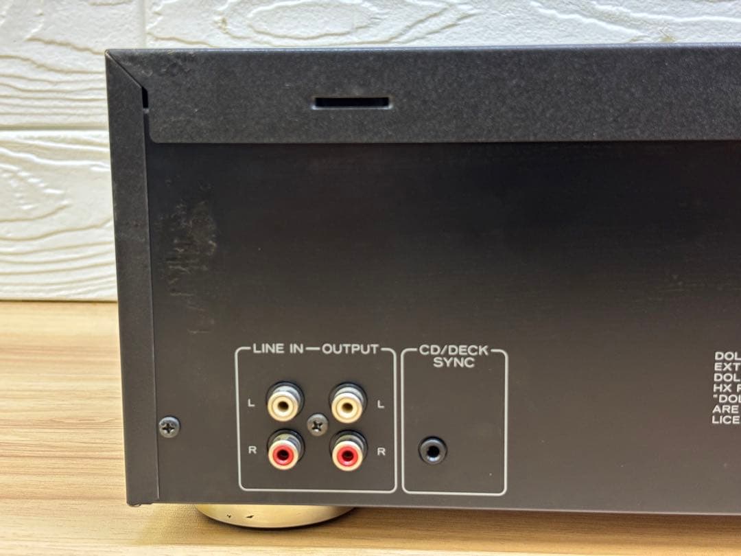 TEAC ステレオカセットデッキ 録音機能付 R-550 動確メンテナナンス済