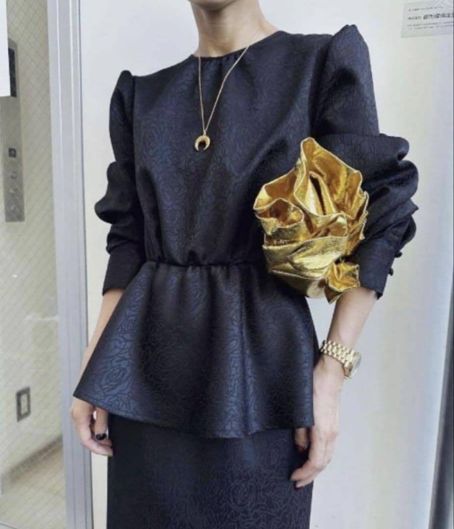 【kayn...】AMERI　LADY LIKE PEPLUM DRESS