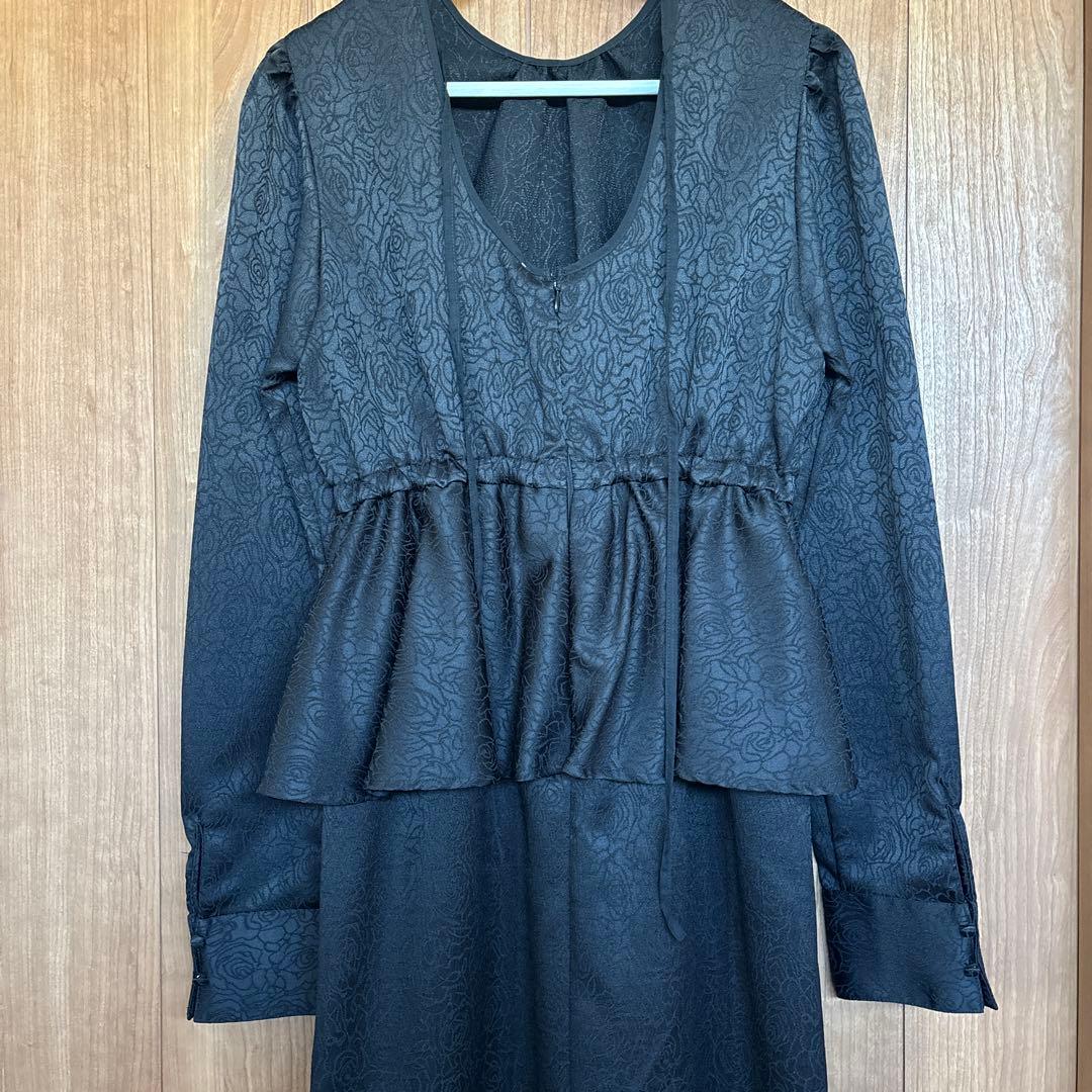 【kayn...】AMERI　LADY LIKE PEPLUM DRESS