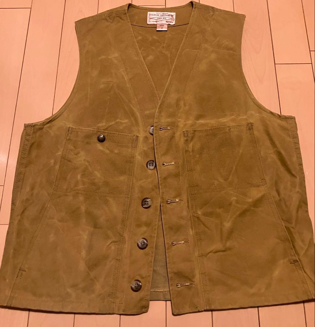 USA製　FILSON Tin Cloth CRUISER VEST