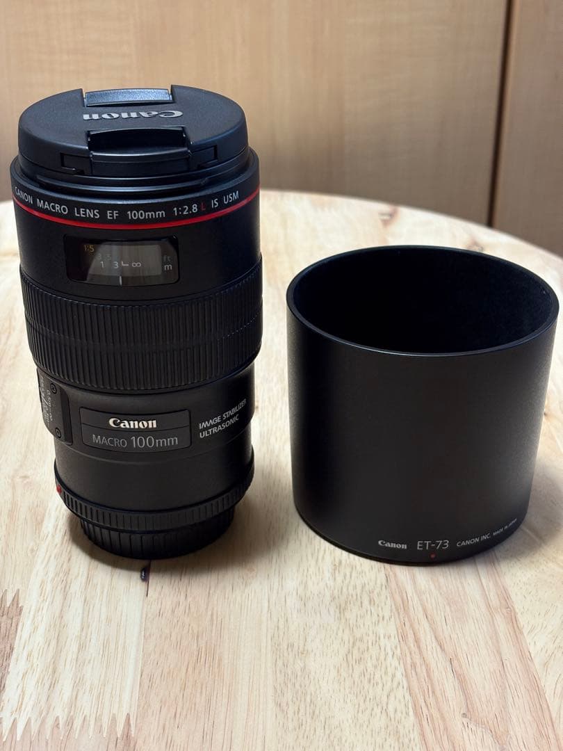 防湿庫保管Canon EF 100mm f/2.8L IS USM マクロレンズ