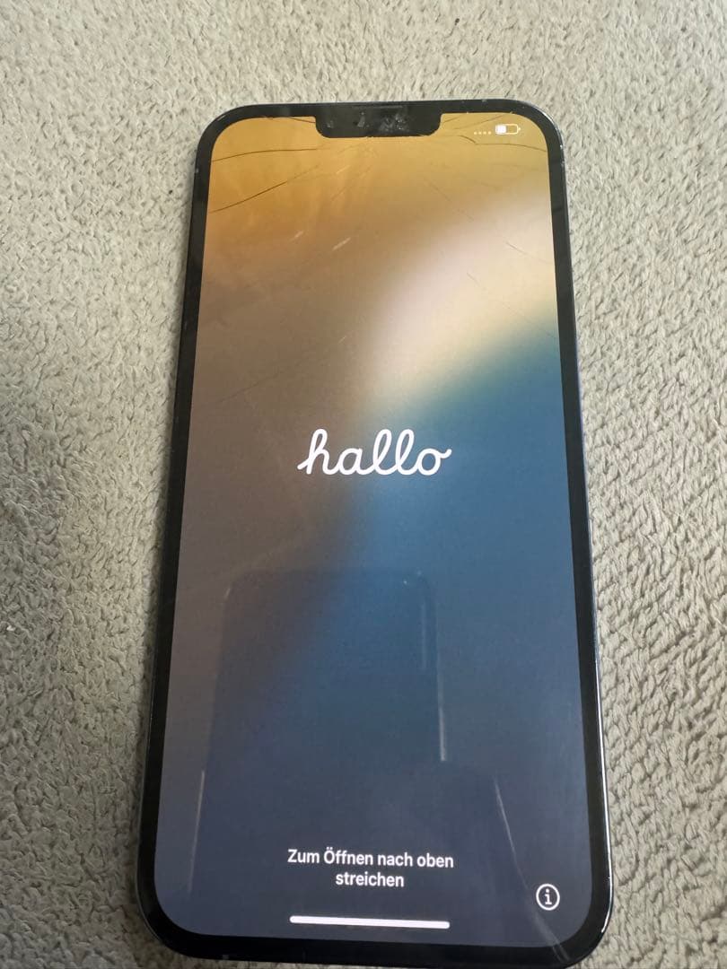 iPhone 13 Pro Max 256GB 本体 画面ひび割れあり