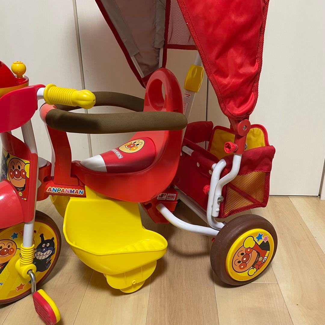 【取説/箱有り】三輪車 アンパンマン アドバンス GOO! S