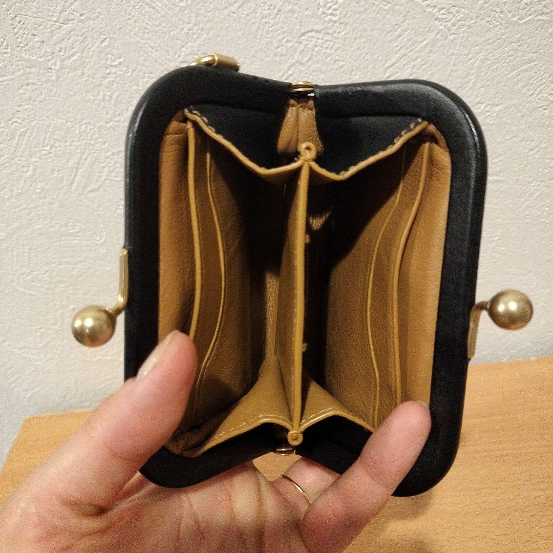 COACH コーチ キスロック がま口 ケース 財布 ブラック