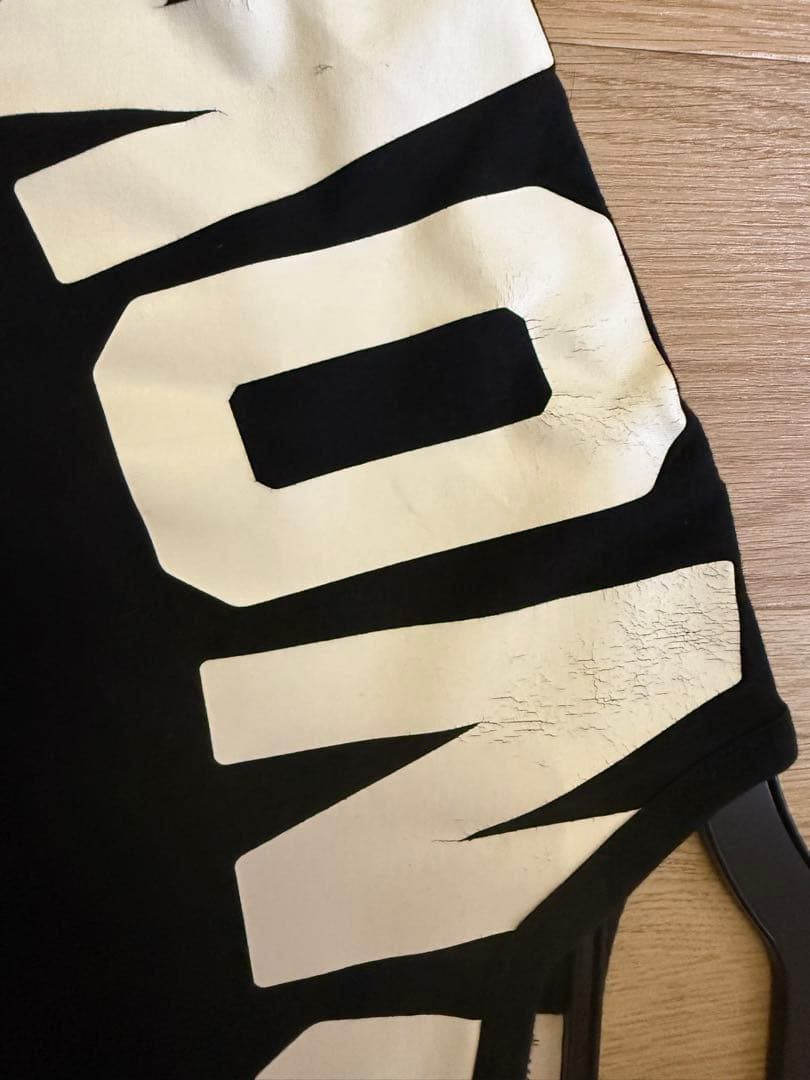 MONCLER ロゴカットソーワンピース ブラック