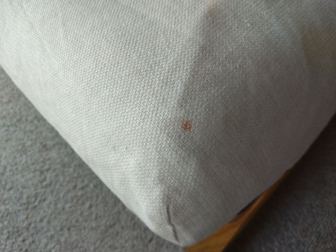 【美品】MUJI無印良品 ダイニングソファチェアオーク材/リビングでもつかえる②