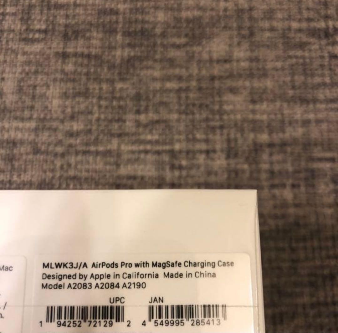 【新品未開封】【国内正規品】Apple AirPods Pro MLWK3J/A