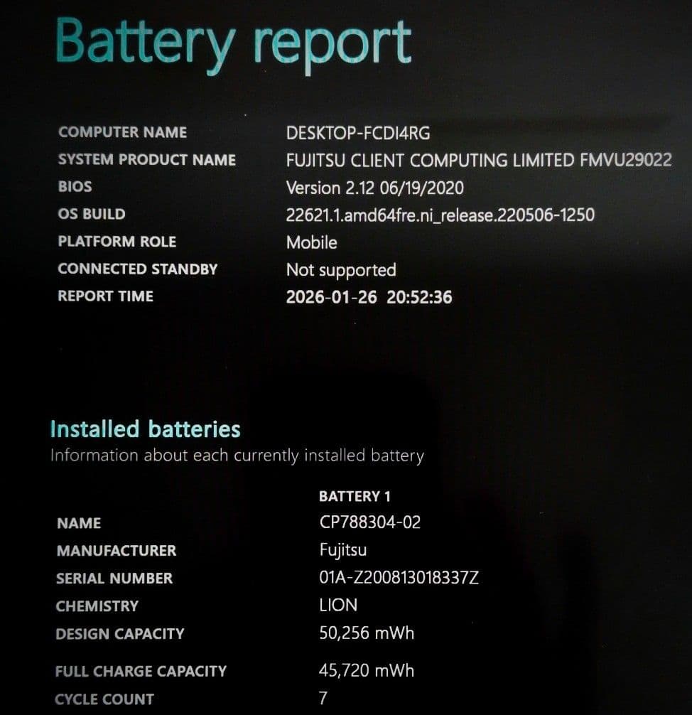 美品！動作良好！2020年製 小型・超軽量ノートPC 富士通 LIFEBOOK