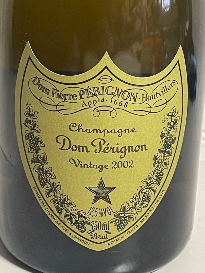 未開栓 ドン・ペリニヨン シャンパン ヴィンテージ2002年 750mlドンペリ