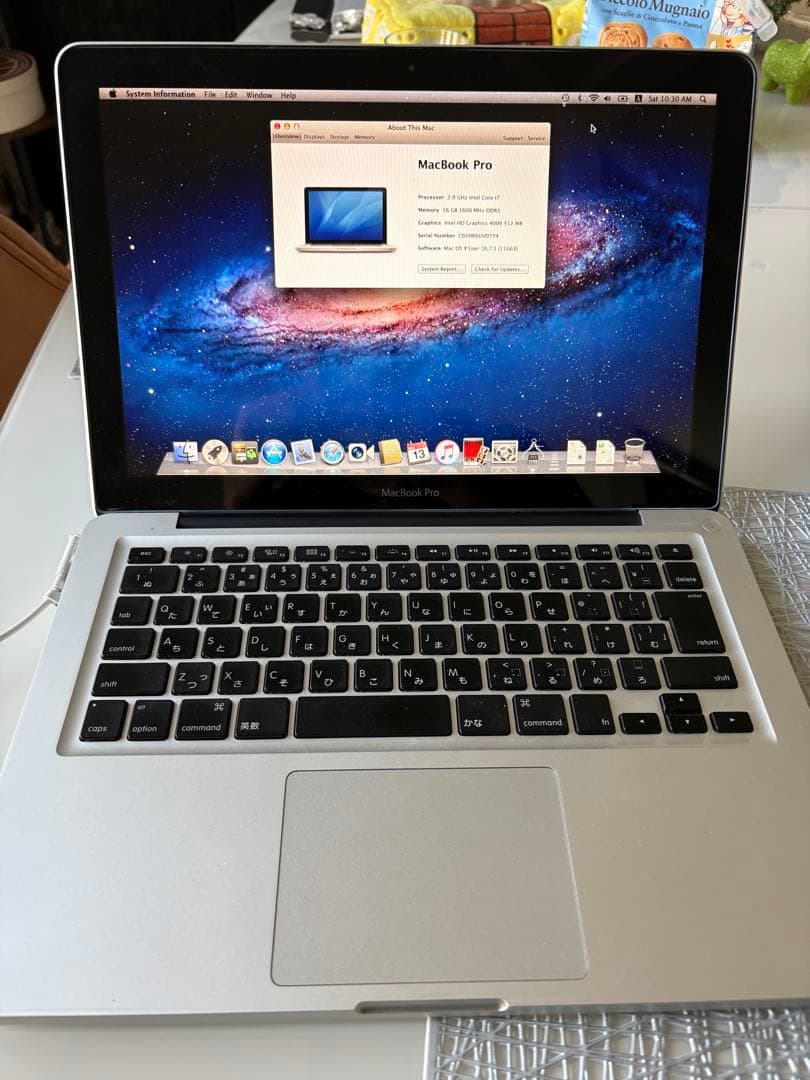 P*r様 Macbook Pro Mid 2012 16GB HD:500GB