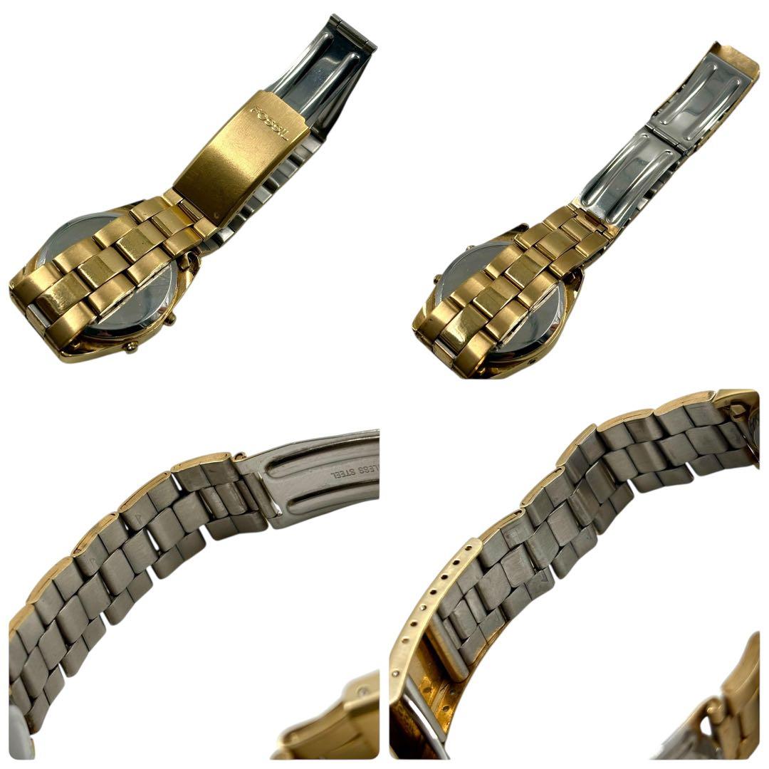 時計 archive y2k 00s fossil watch LED gold