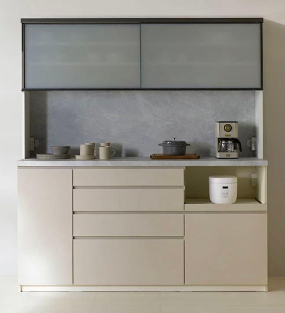 【最終】Paumona パウモナ 食器棚 引き戸タイプ 180cm