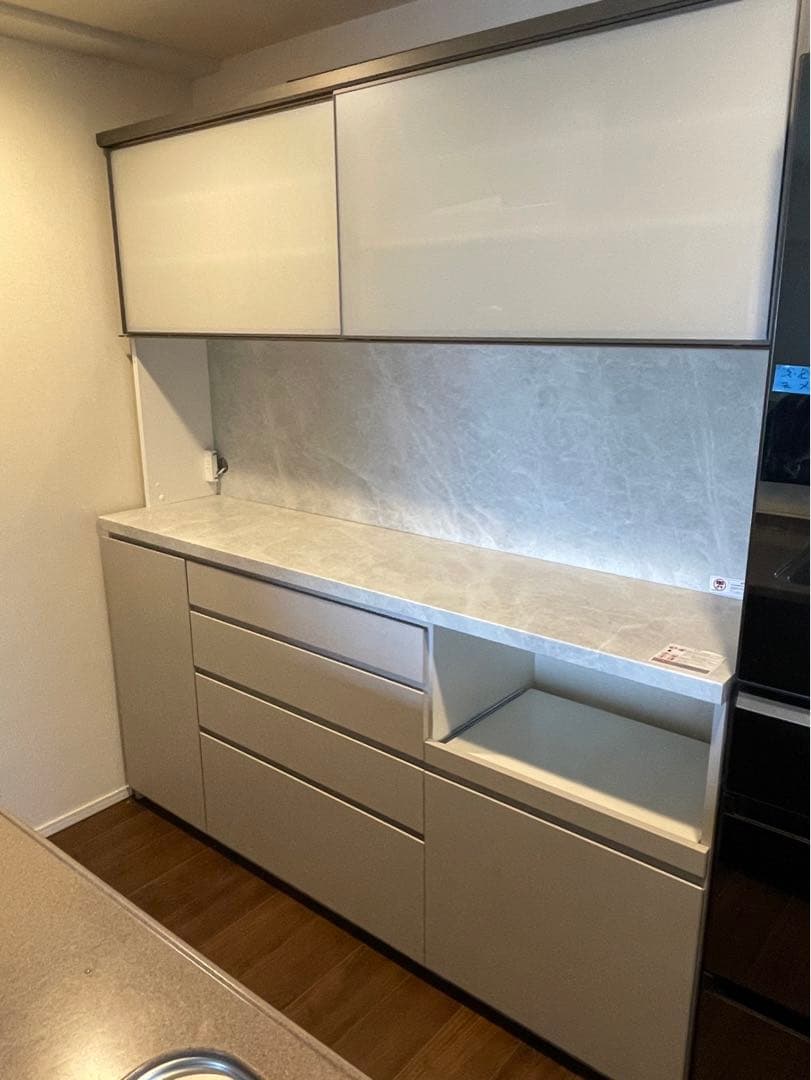 【最終】Paumona パウモナ 食器棚 引き戸タイプ 180cm