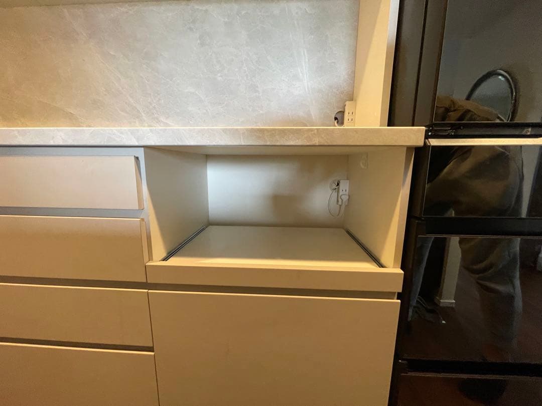 【最終】Paumona パウモナ 食器棚 引き戸タイプ 180cm