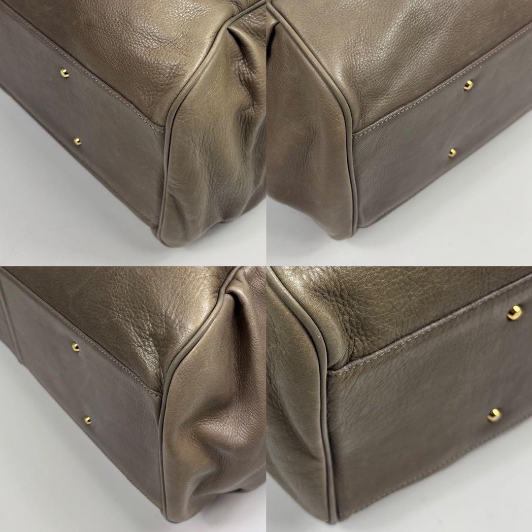 aniary アニアリ ボストンバッグ レザー 大容量 タグ チャーム