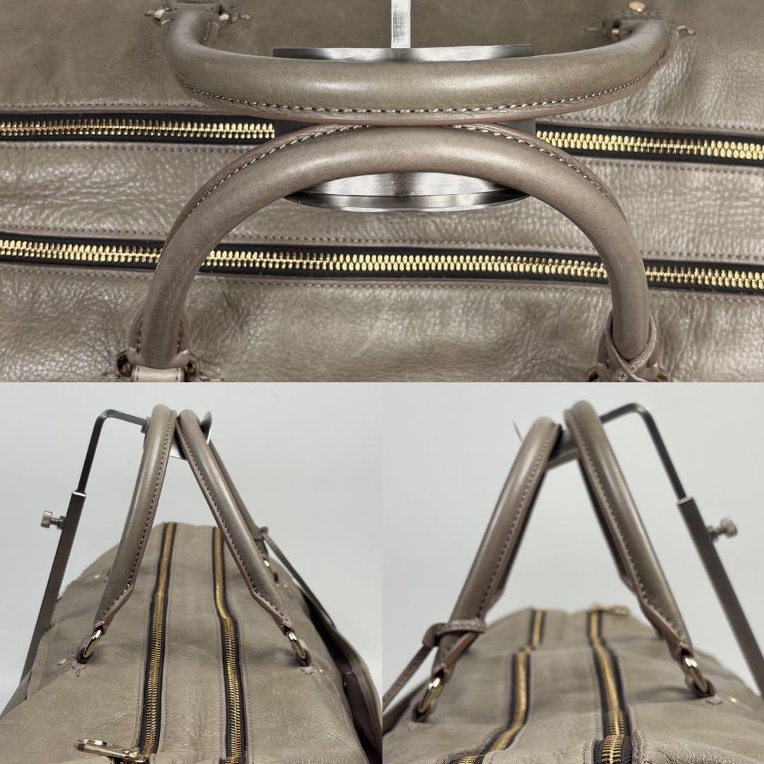 aniary アニアリ ボストンバッグ レザー 大容量 タグ チャーム