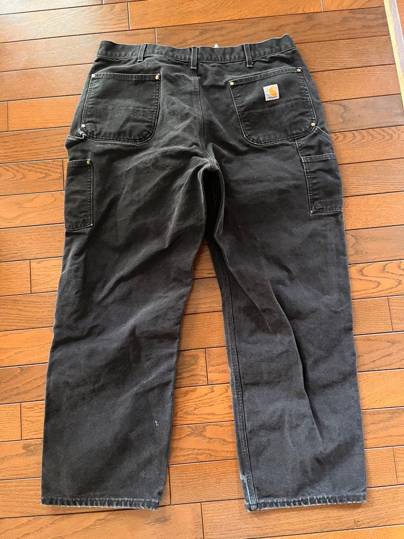 USA製！CARHARTT DOUBLEKNEE ブラック　カーハートダブルニー
