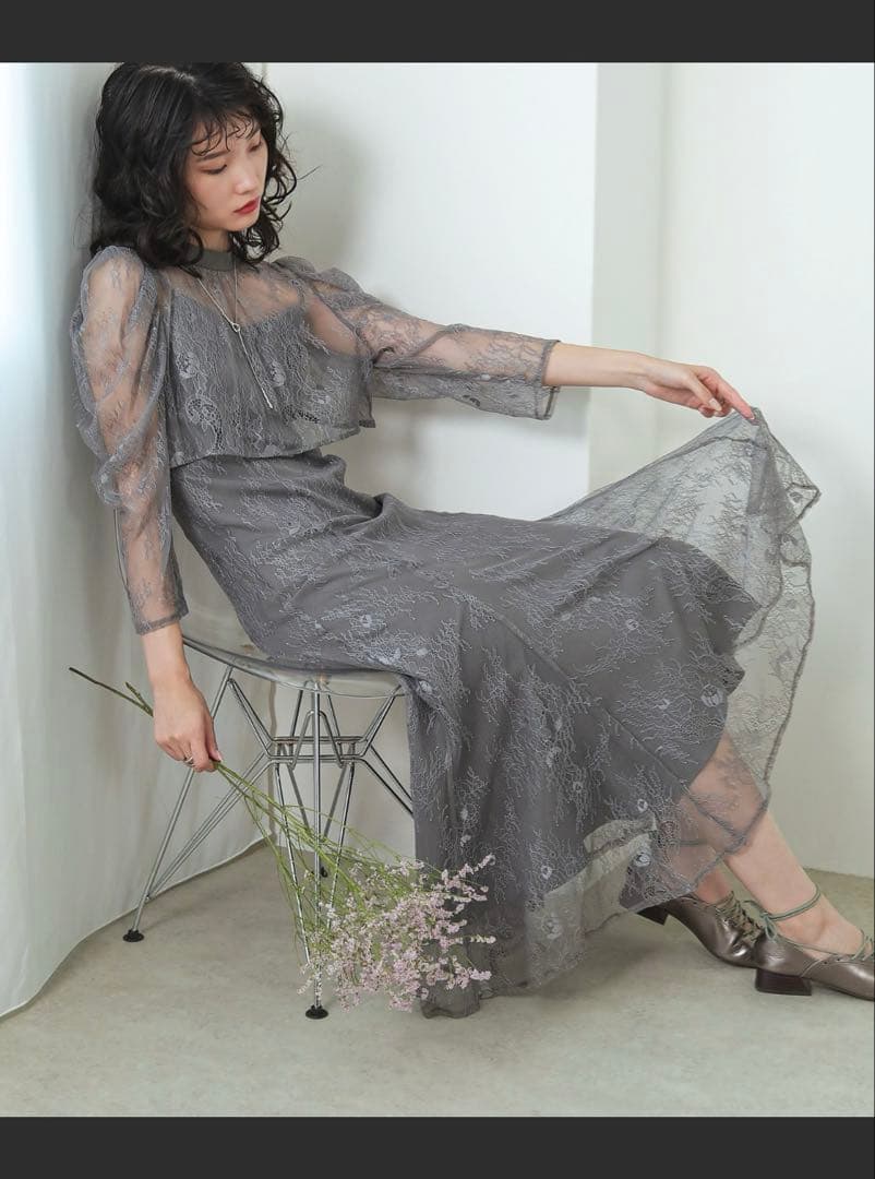 【ribbonさん専用】3way レースボレロセット フレア パーティー ドレス