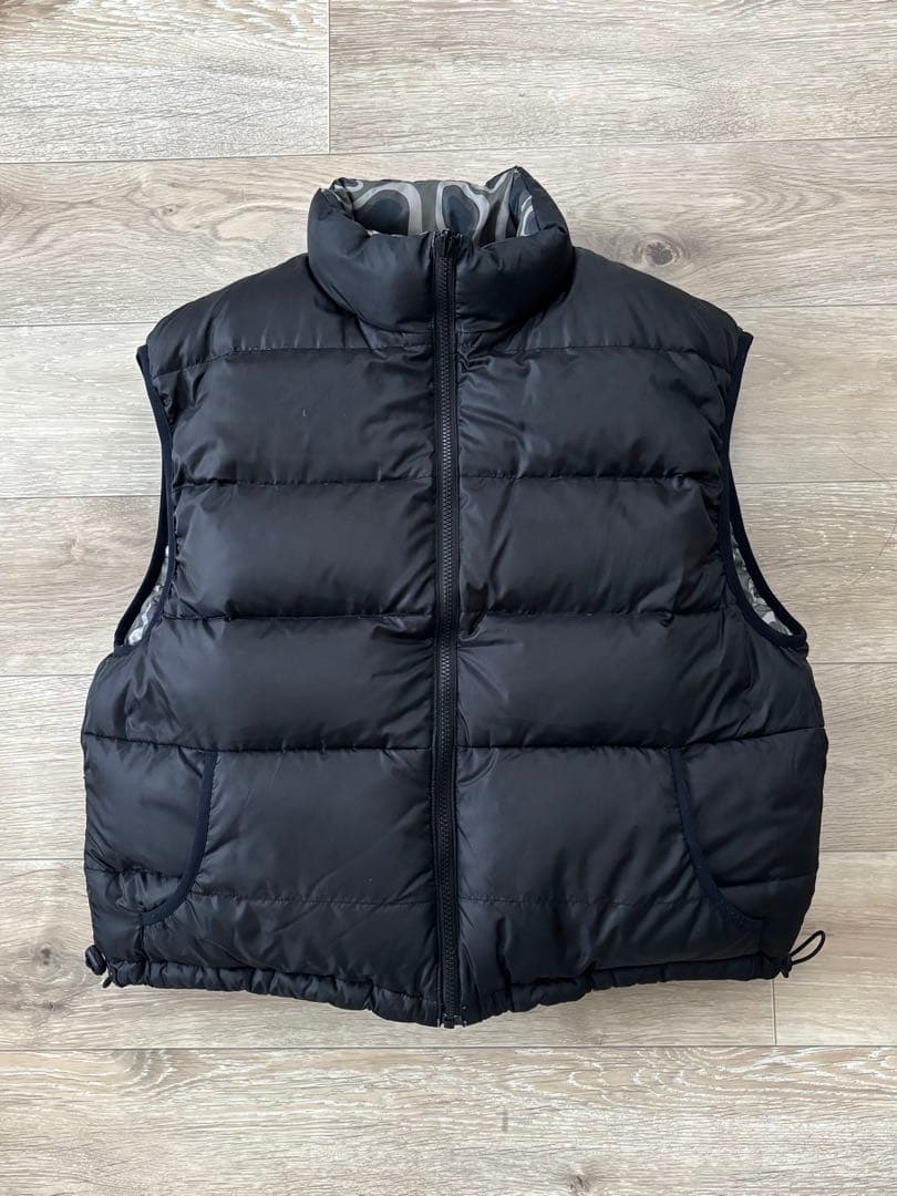 future archive ダウンベスト　カモ柄