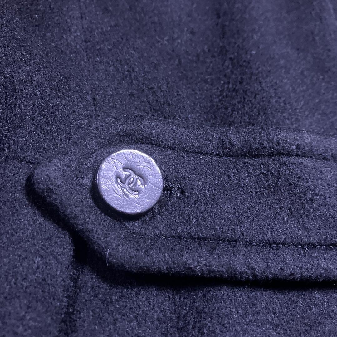 出品は1月6日まで　CHANEL ブラック　シルクコート　サイズ38