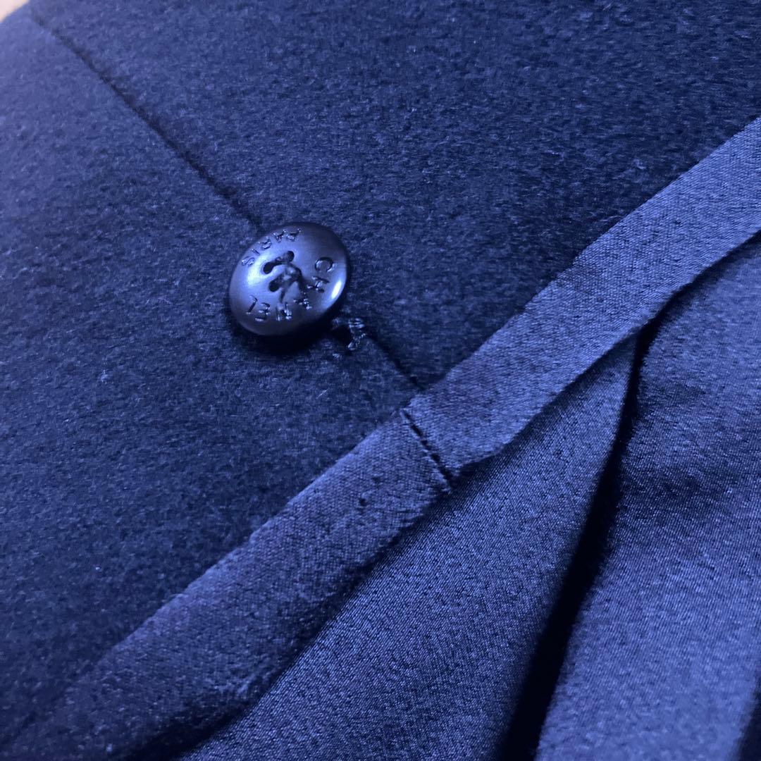 出品は1月6日まで　CHANEL ブラック　シルクコート　サイズ38