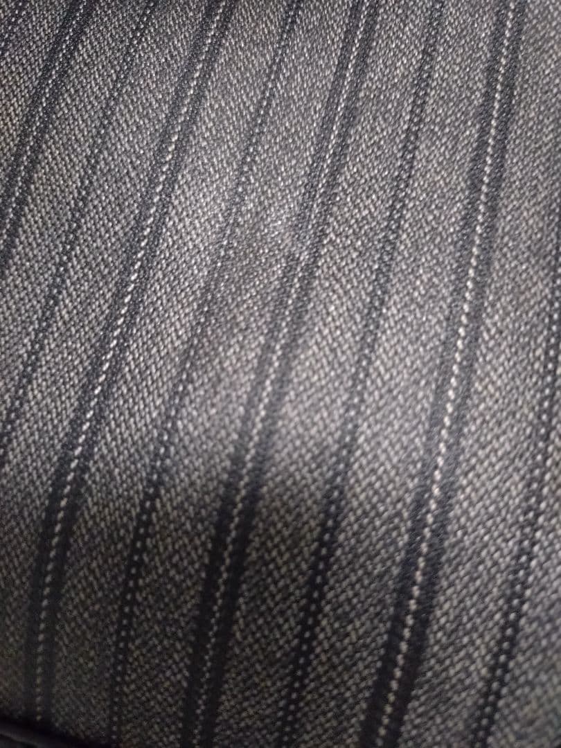 ヴィヴィアン ウエストウッド　ビジネスバッグ グレー ストライプ