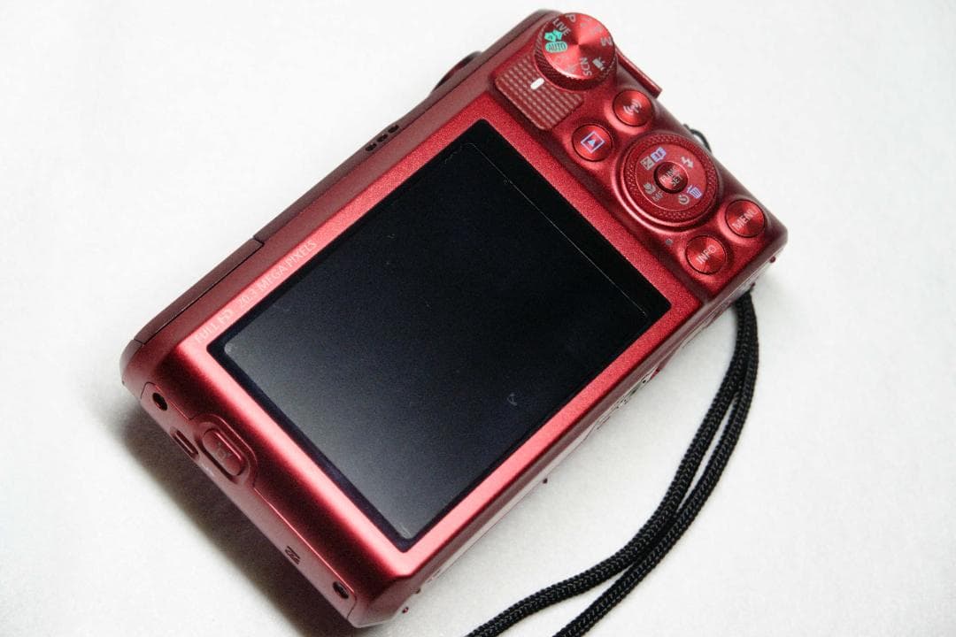 【美品／希少レッド】Canon SX720HS 　箱・付属品付 デジカメ