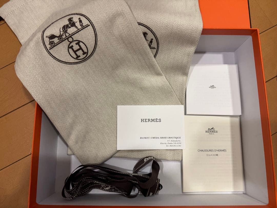 【Kinafg 】HERMES オラン　モコモコサンダル　ブラウン　36