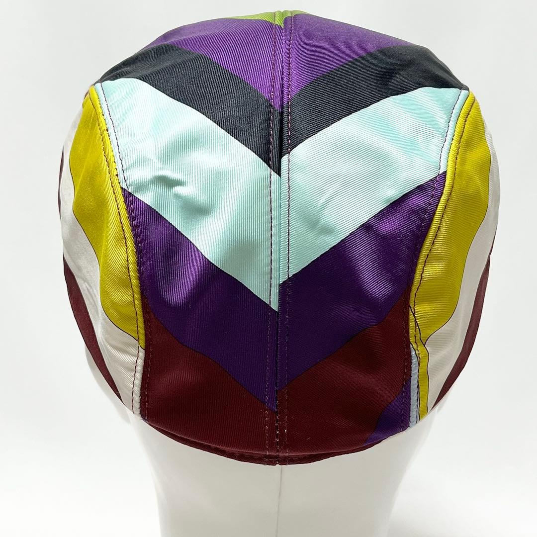 【vintage】伊製EMILIO PUCCI エミリオプッチ サテンハンチング