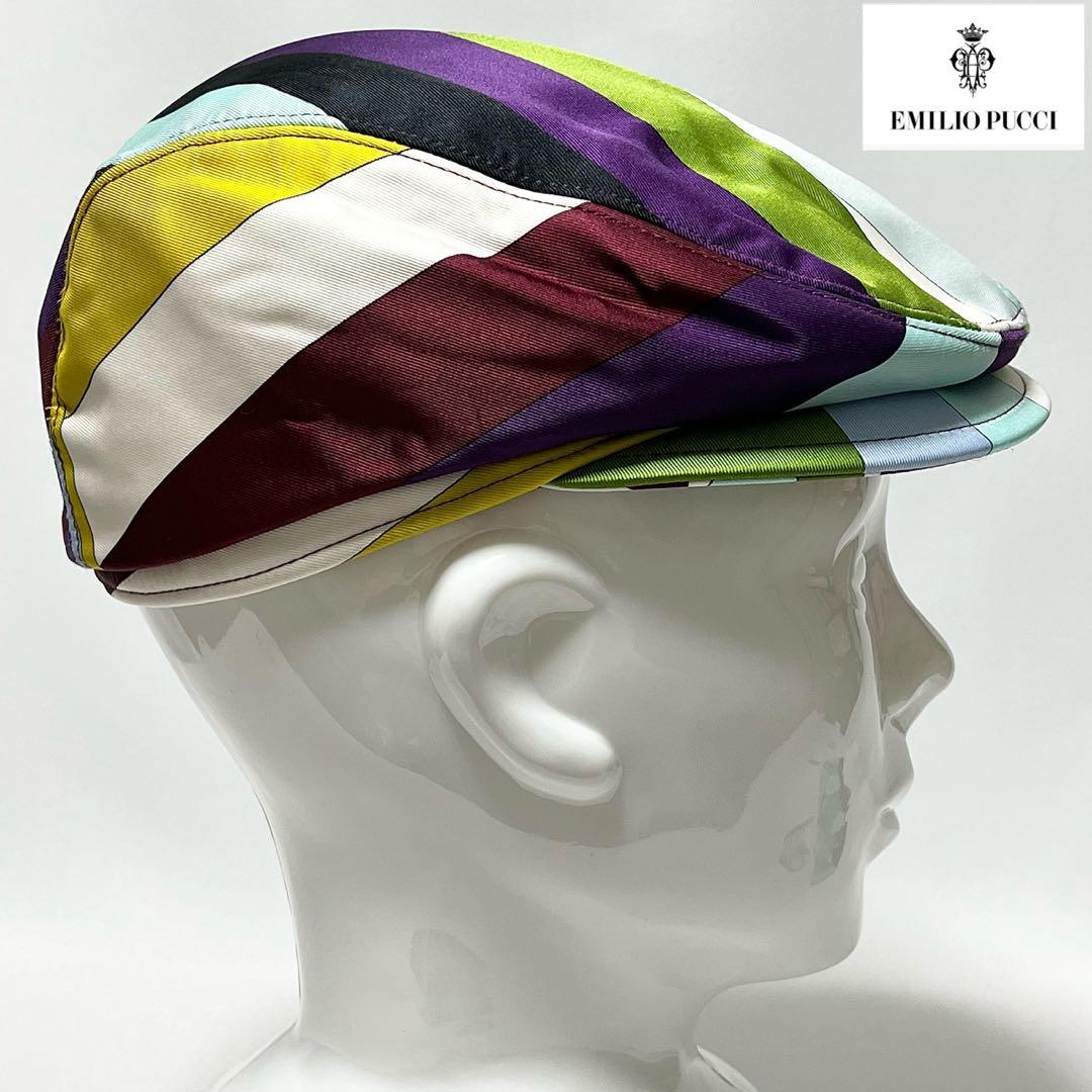 【vintage】伊製EMILIO PUCCI エミリオプッチ サテンハンチング