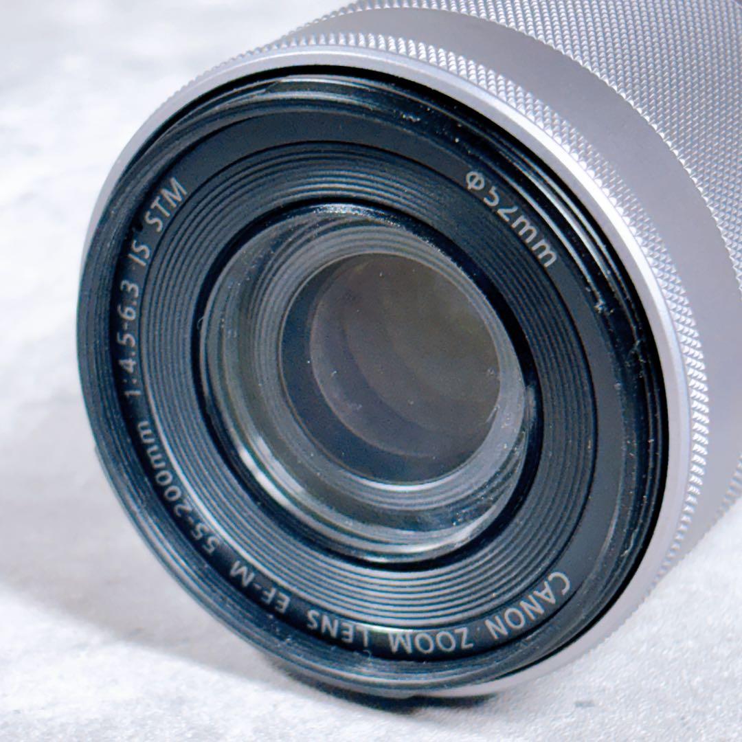 ジャンク Canon EF-M 55-200mm 15-45 望遠 レンズ