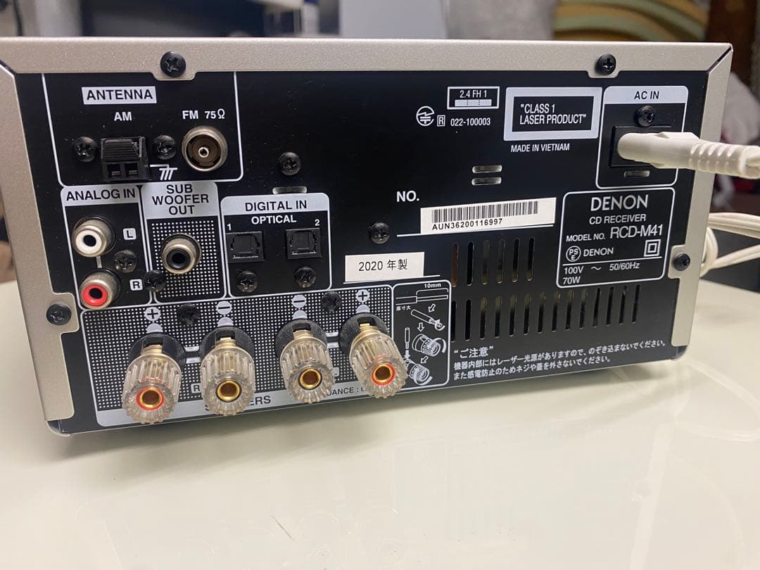 DENON CDレシーバー RCD- M41 動作品 2020年製