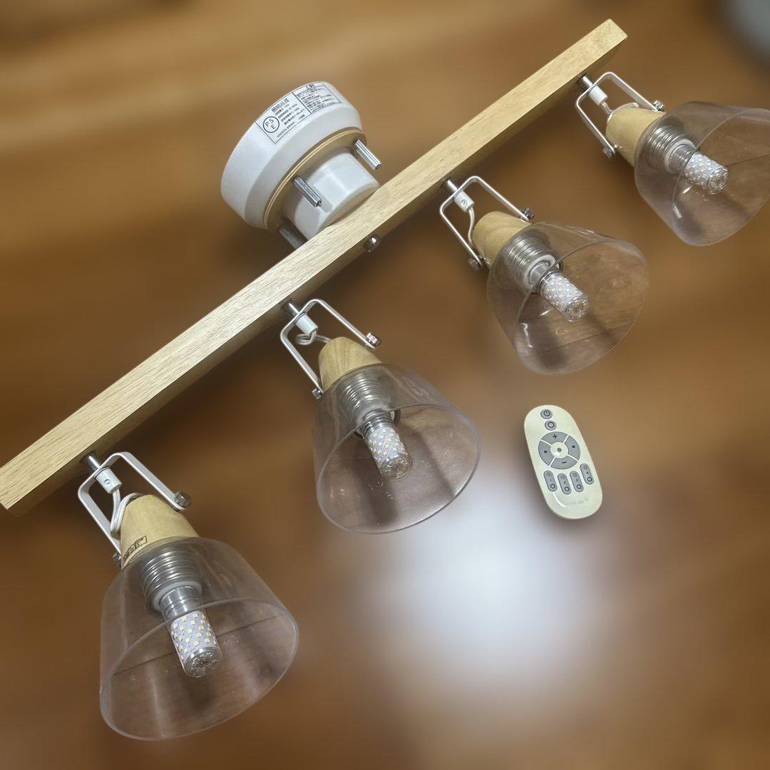 VENTOTA シーリングライト　ガラス　4灯