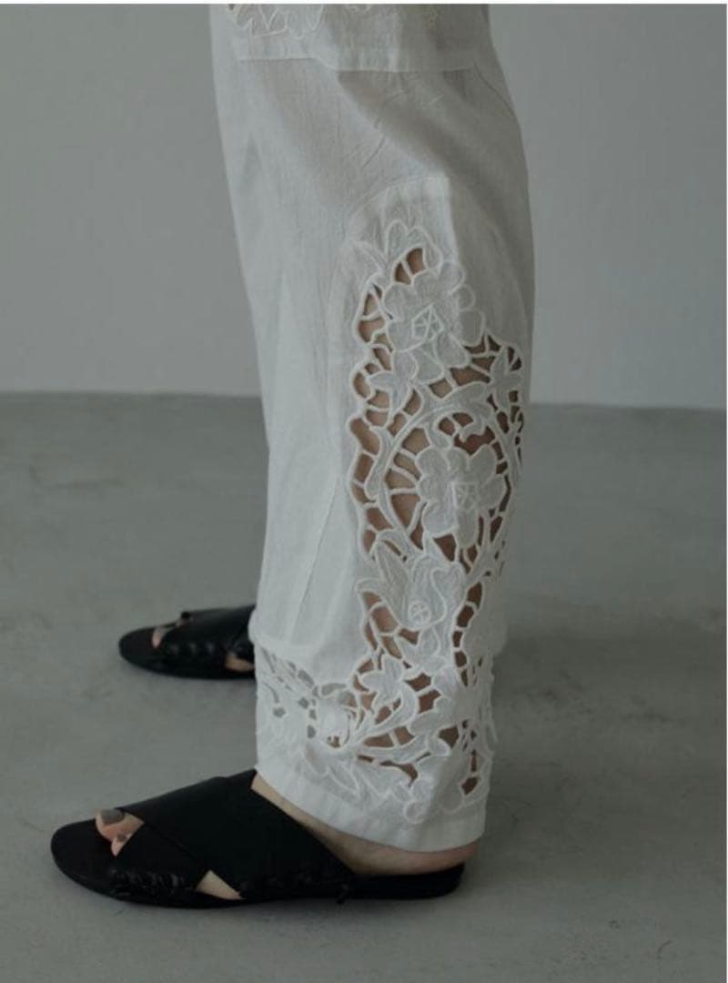 anuke(アンヌーク) Cutwork Lace Pants