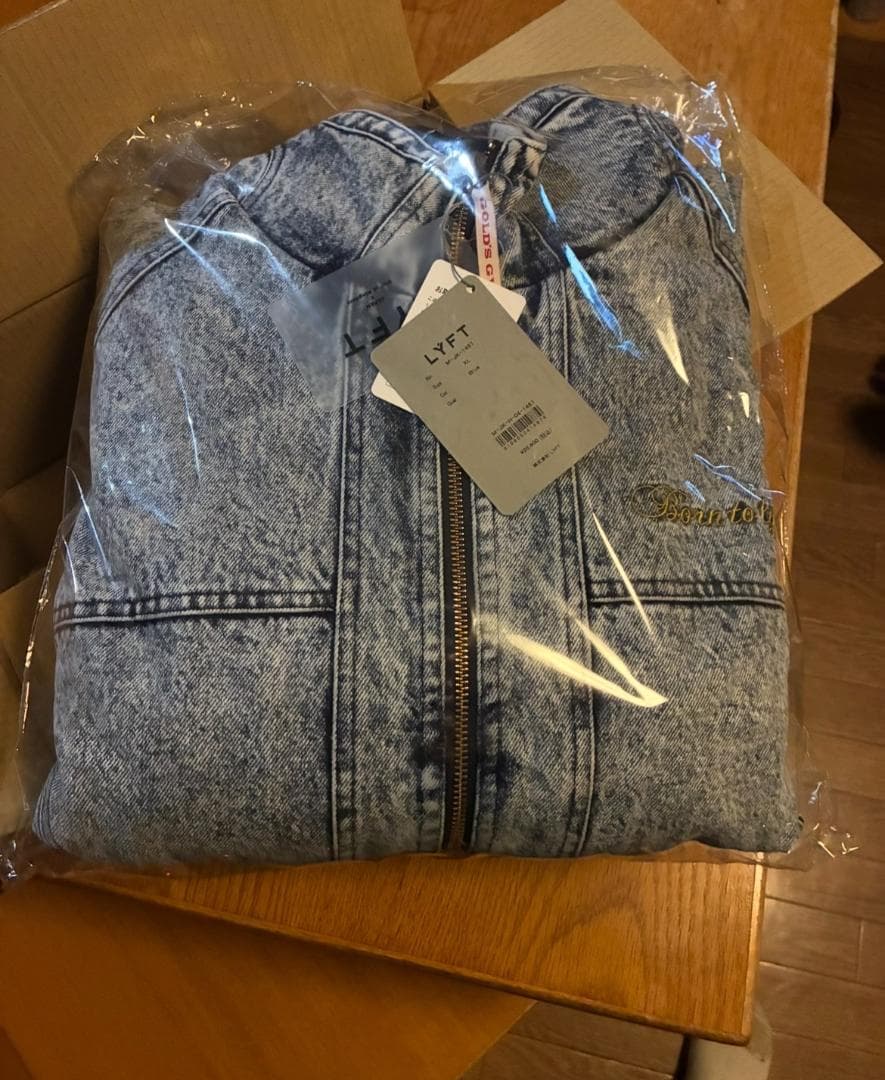 LÝFT × GOLD'S Gym Denim Jacket　XL　即日発送