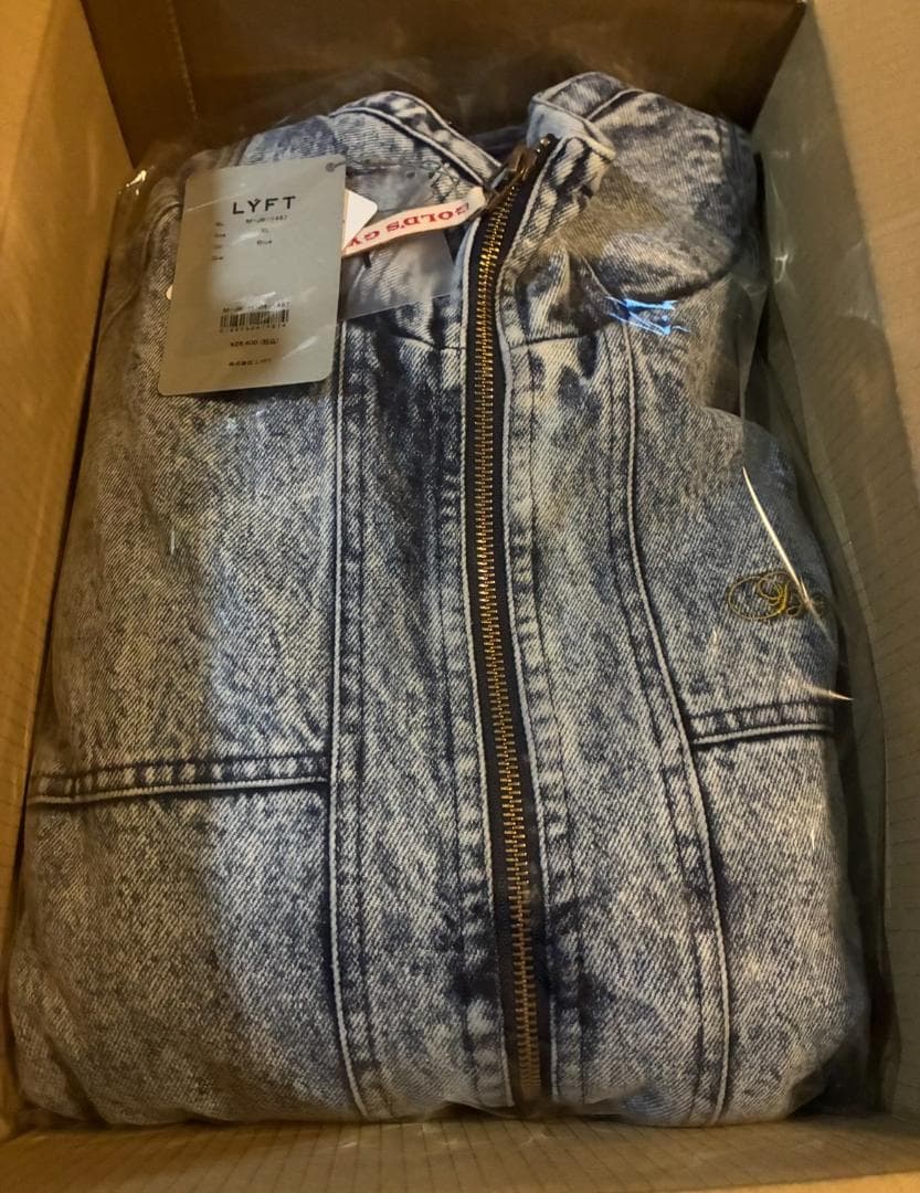 LÝFT × GOLD'S Gym Denim Jacket　XL　即日発送