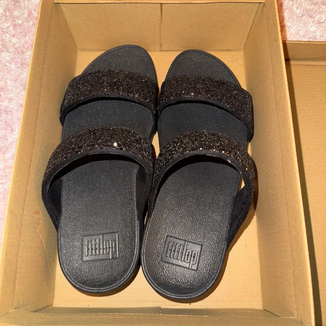 新品 フィットフロップ✩黒✩ルル✩✩25cm-25.5cm(US8)