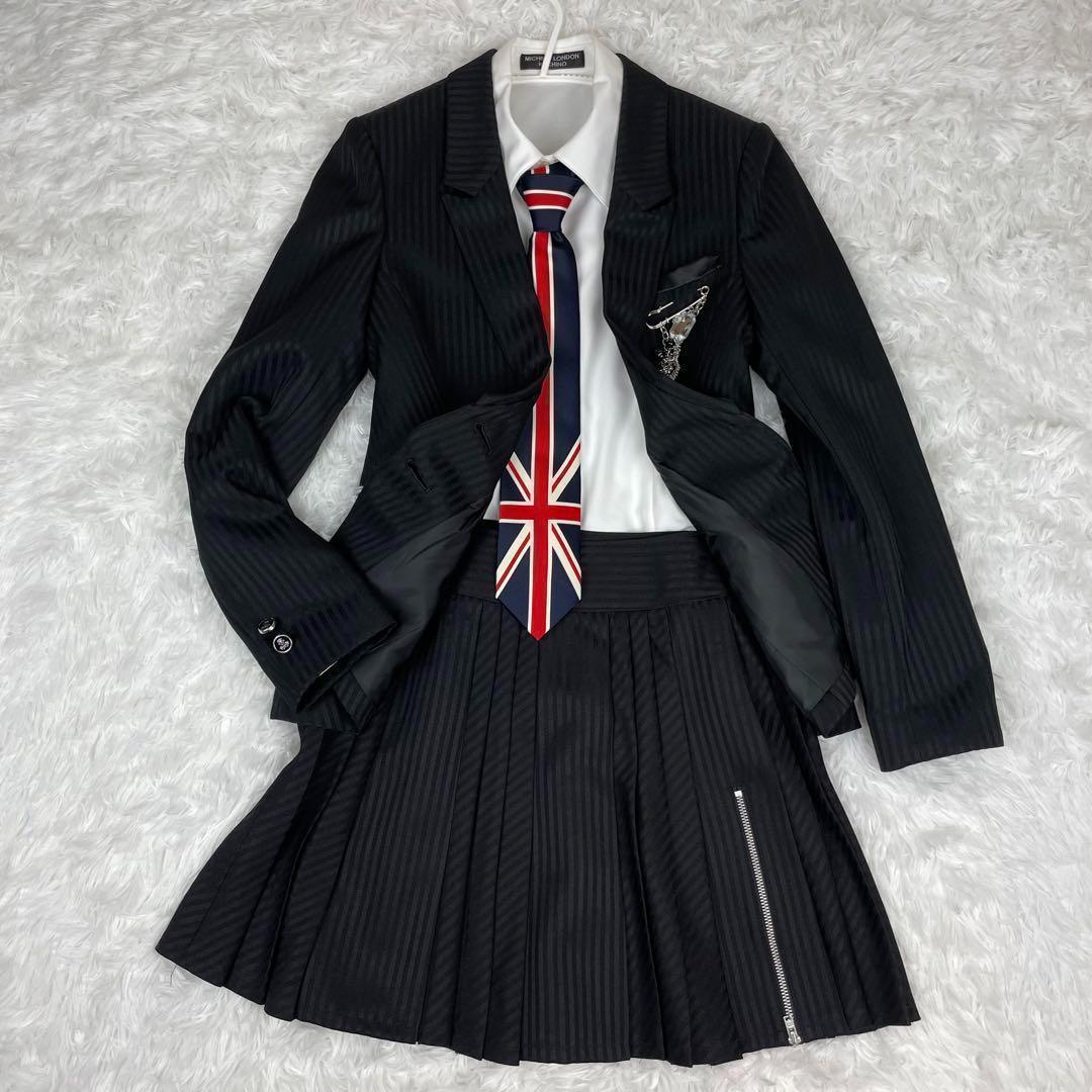 ミチコロンドン✨CHOPIN✨ユニオンジャック✨スカートセットアップ✨5点セット