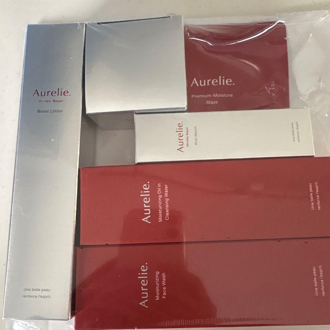 【新品】Aurelie NEGUMI プレミアムエイジング5点セット　マスク付き