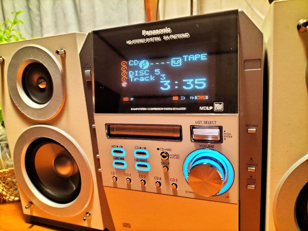 panasonicミニコンポSA-PM700MDリモコン取扱い説明書