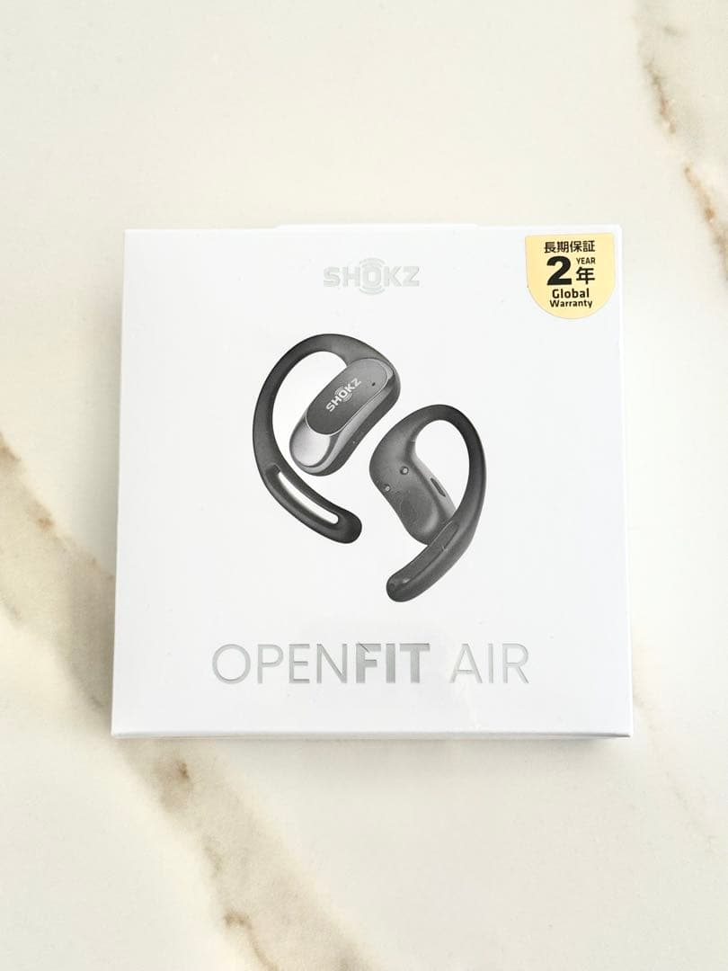 SHOKZ OPENFIT AIR ワイヤレスイヤホン ブラック