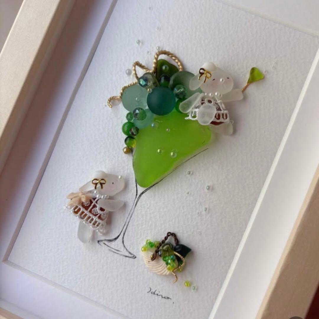 hirokoponシーグラスアートno.119